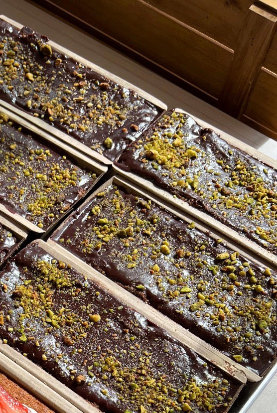 Holiday Chocolate cake loaf size